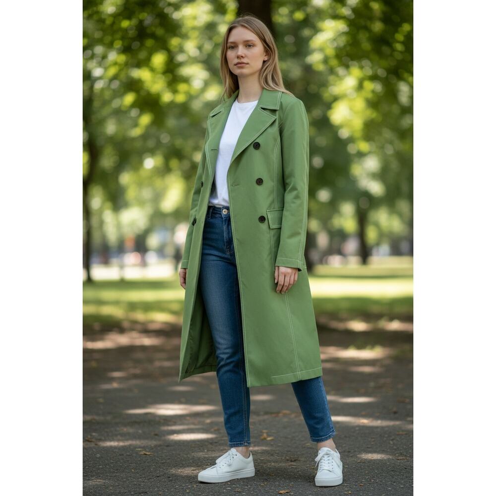Michael Kors Trench Coat Size Medium